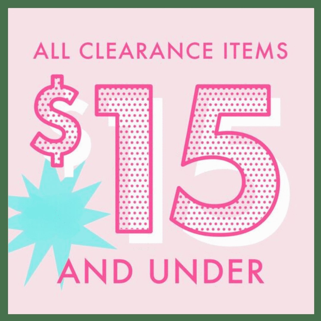 Under $15 Sale