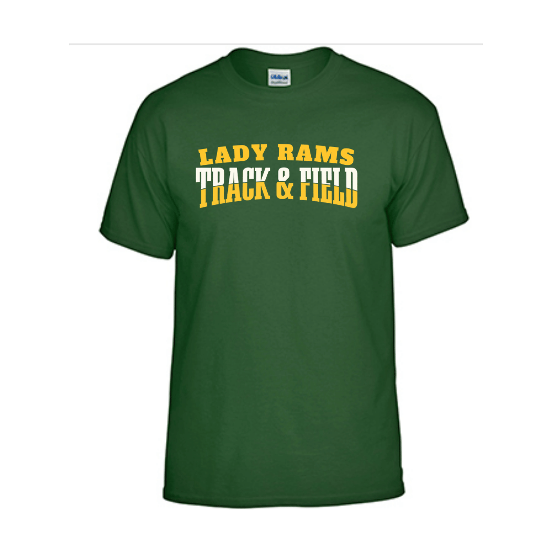 Unisex Short and Long Sleeve T-Shirt (Rams Track and Field Team Spirit Wear)