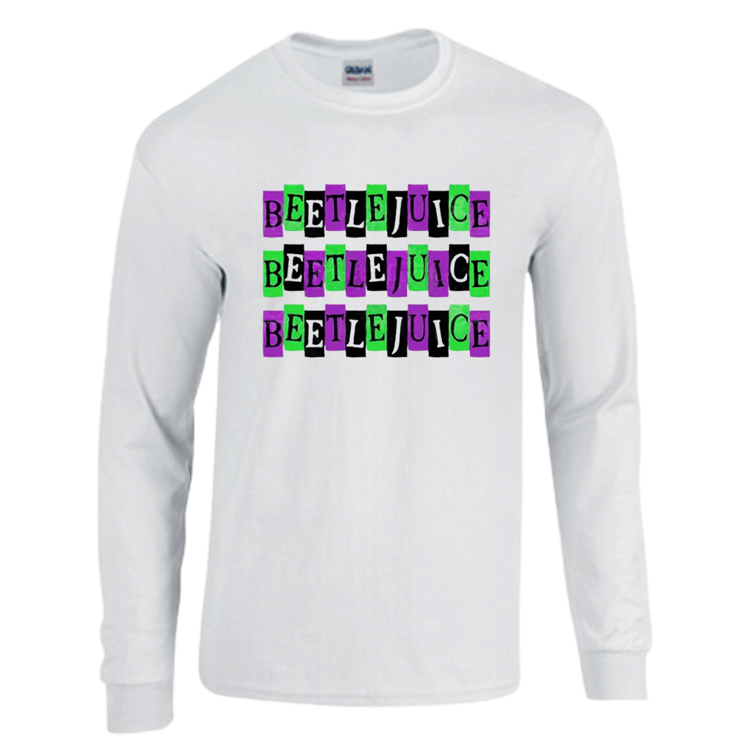 Unisex Short and Long Sleeve T-Shirt (Beetlejuice Halloween Collection)