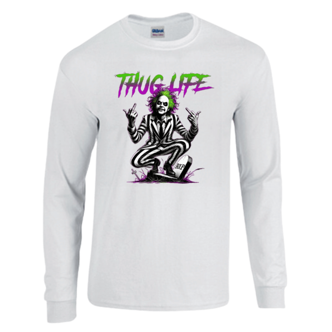 Unisex Short and Long Sleeve T-Shirt (Beetlejuice Halloween Collection)