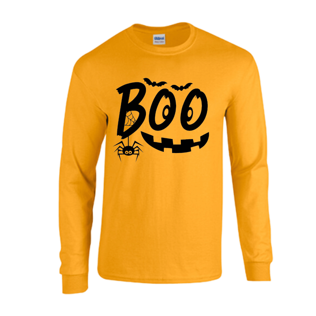 Unisex Short and Long Sleeve T-Shirt (BOO Halloween Collection)