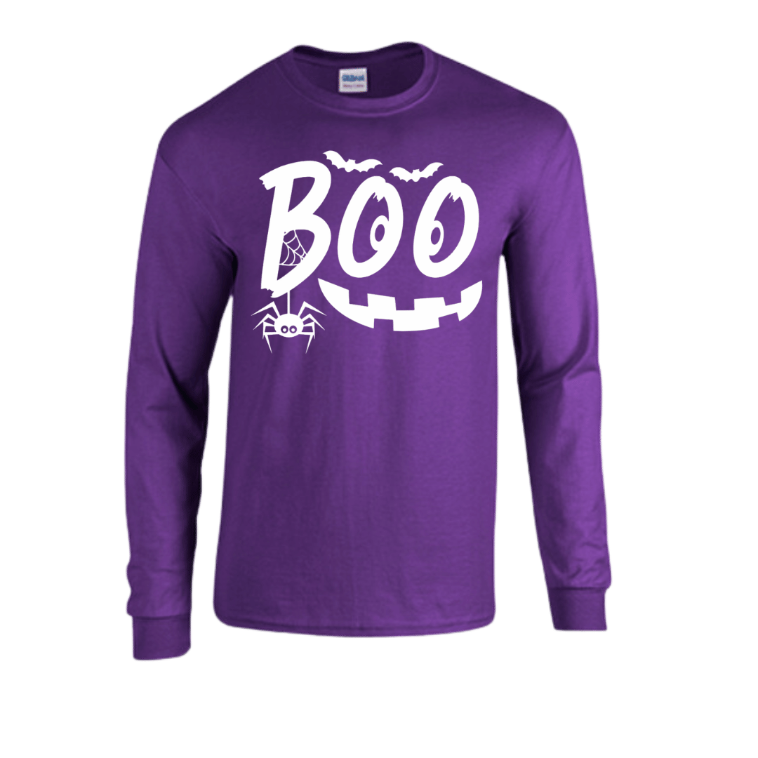 Unisex Short and Long Sleeve T-Shirt (BOO Halloween Collection)