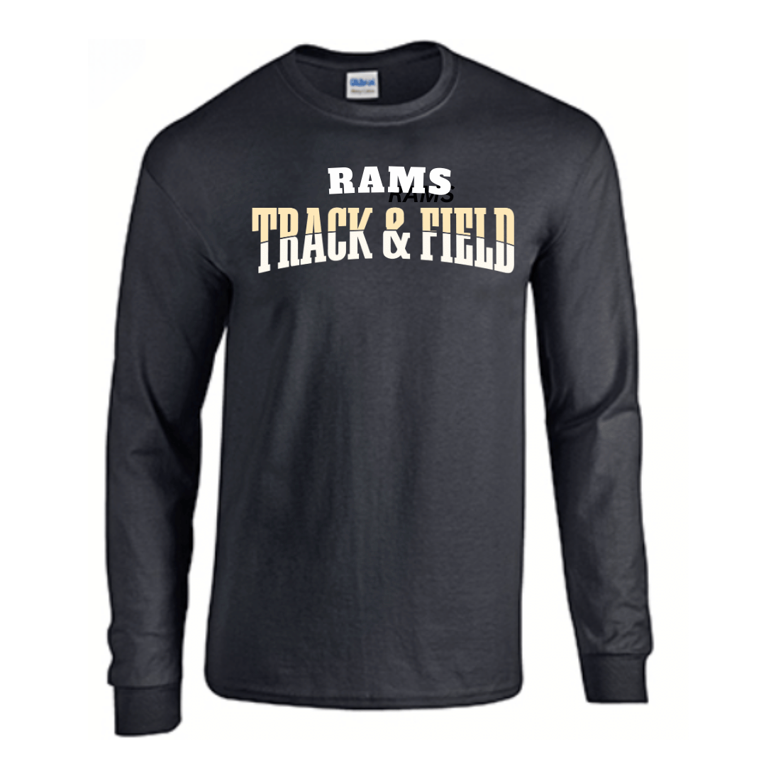 Unisex Short and Long Sleeve T-Shirt (Rams Track and Field Team Spirit Wear)