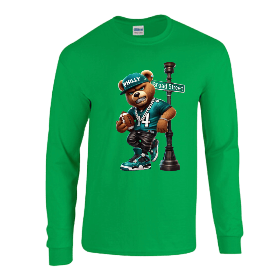 Unisex Short and Long Sleeve T-Shirt (Philadelphia Bear Collection)