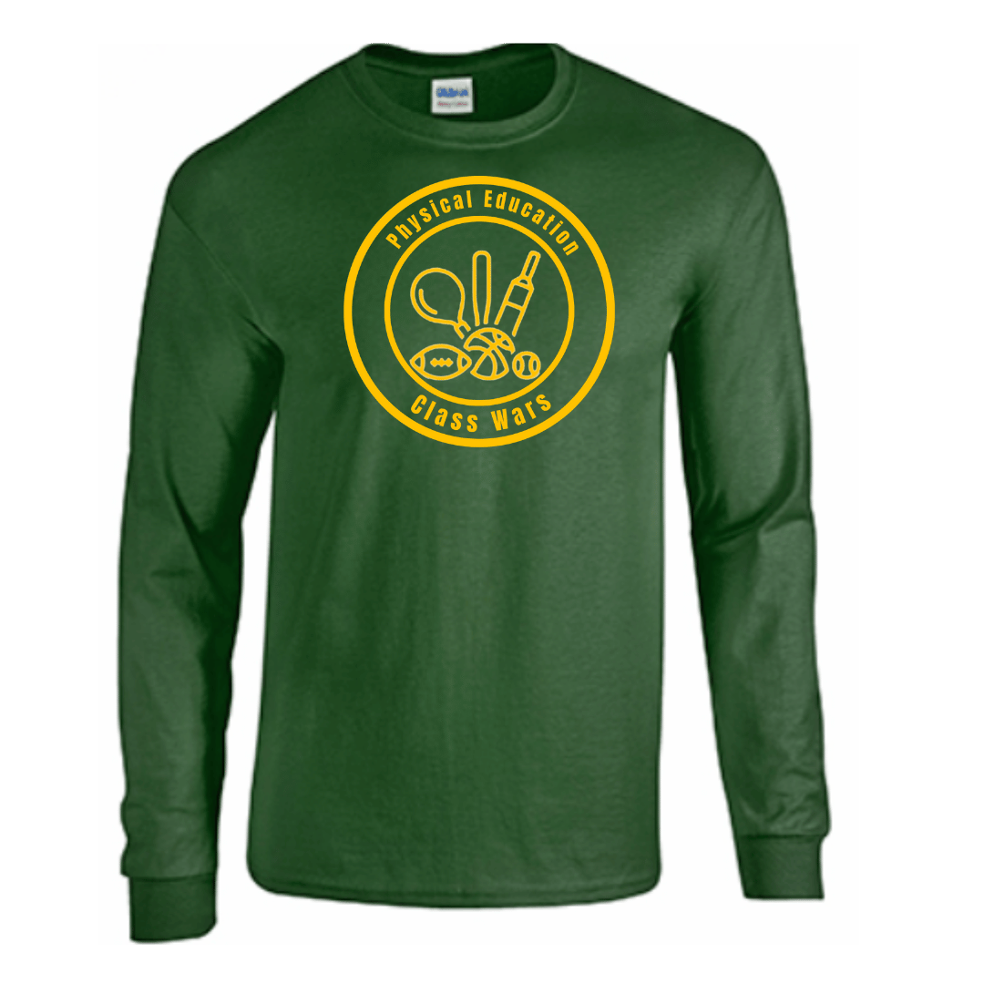 Unisex Long Sleeve T-Shirts (Physical Education Class Wars Gear)