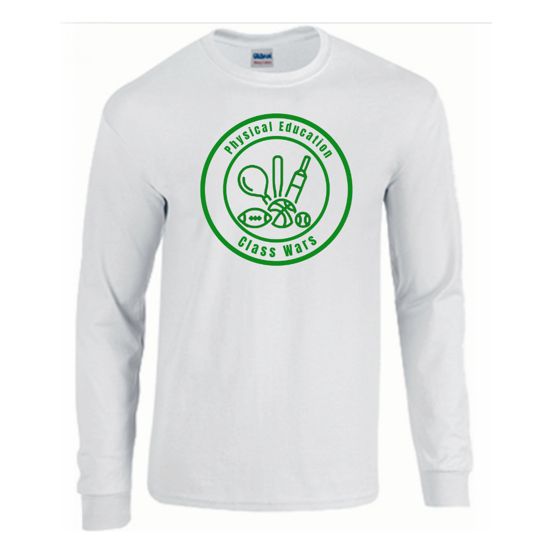 Unisex Long Sleeve T-Shirts (Physical Education Class Wars Gear)