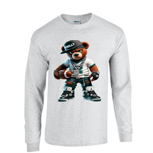 Unisex Short and Long Sleeve T-Shirt (Philadelphia Bear Collection)