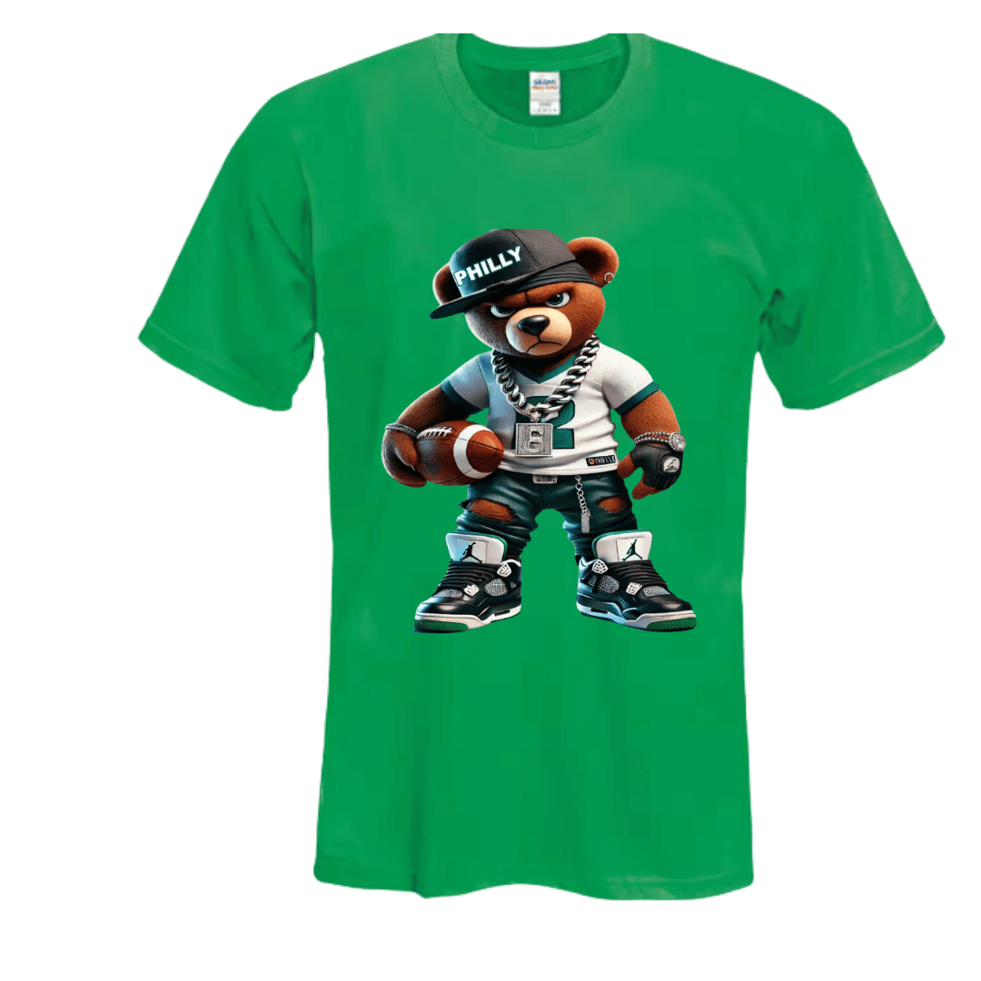 Unisex Short and Long Sleeve T-Shirt (Philadelphia Bear Collection)