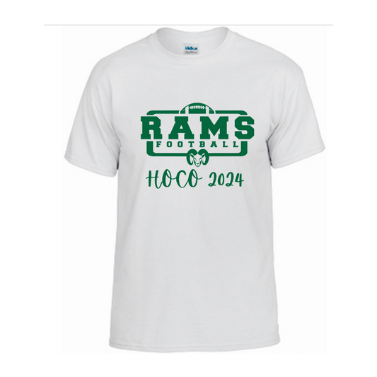 Unisex Short Sleeve T-Shirt (Rams Football Homecoming 2024 T-Shirt)