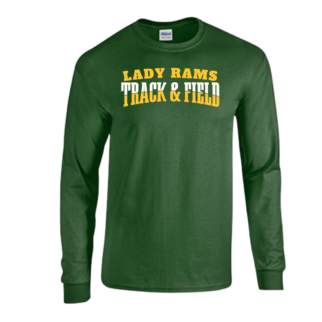 Unisex Short and Long Sleeve T-Shirt (Rams Track and Field Team Spirit Wear)