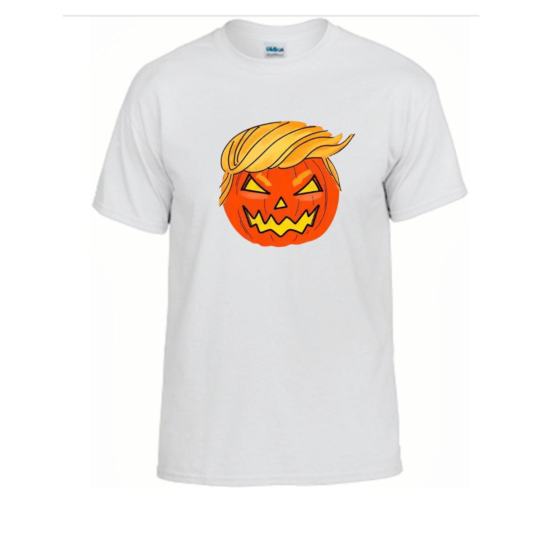 Unisex Short Sleeve and Long Sleeve T-Shirt (Trumpkin Halloween Collection)