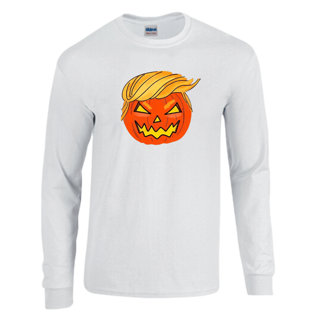 Unisex Short Sleeve and Long Sleeve T-Shirt (Trumpkin Halloween Collection)