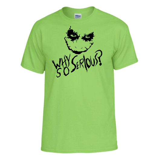 Unisex Short and Long Sleeve Why So Serious T-Shirt (Joker Halloween Collection)